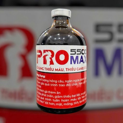 5500 PROMAX Thuốc Nuôi Tăng Bo Cung Cấp b12 và Canxi Dùng được cho cả gà mái và gà chế độ